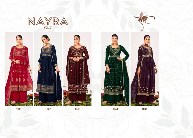 Nayra Vol1 Georgette Designer Sharara with Dupatta Suit Catalog